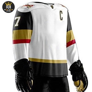 ชุดยูนิฟอร์มโพลีเอสเตอร์ฮ็อกกี้น้ำแข็ง100% ปรับแต่งได้พร้อมฟีเจอร์แห้งเร็วและกันน้ำ - Product Image 4