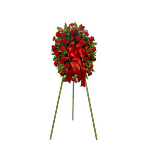 EASEL60GW - Wooden Floral <b>Easel</b>, Green Stained Wood - 60 (12 pcs) - Product Image 4