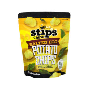 Calidad de exportación asequible al por mayor Stip's Chips Patatas fritas de huevo salado Original 60g - Product Image 1
