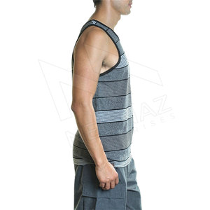 Sans manches haute qualité hommes été débardeur Fitness Gym débardeurs Fitness hommes mode personnalisé coton débardeur - Product Image 3