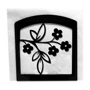 Hot selling metal round shape <b>napkin</b> <b>holder</b> With high quality wooden base for home table decor <b>napkin</b> stand at Low Prices - Product Image 3