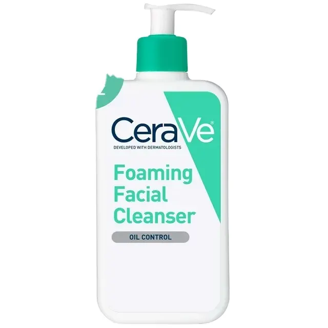 CeraVe Foaming Facial Cleanser, Daily Face Wash for Normal to Oily Skin, 12 fl oz.