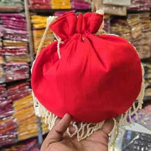 2026 Embroidery Ethnic Wedding <b>Gift</b> <b>Party</b> <b>Bags</b> Wrist Handbag Coin Potli <b>Bag</b> Return <b>Gift</b> <b>Bag</b> Indian Handmade At Best Price - Product Image 1