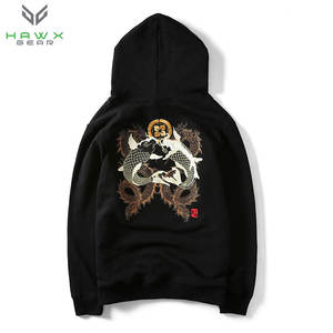 Venta al por mayor de lujo de gran tamaño de los hombres de algodón con capucha de calidad de peso pesado pulóver con impresión 3D personalizado etiqueta libre de lujo sudaderas con capucha - Product Image 2