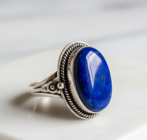 Luxury Alloy Fashion <b>Ring</b> Exquisite Daily Wear <b>Turquoise</b> Crystal Rhodium Plated Trendy Wedding Parties Band Gift - Product Image 1