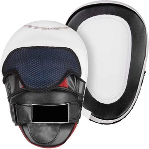 Venta al por mayor de alta calidad de diseño personalizado de cuero PU de 7cm de espesor Unisex Boxeo Focus Target mitones y almohadillas de perforación - Product Image 1