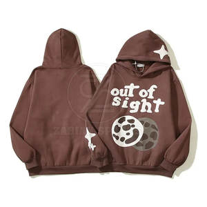 Ropa de calle Venta caliente Basics Puff Impresión Sudaderas con capucha Hecho en alta calidad Tela suave Puff Impresión Sudaderas con capucha - Product Image 1