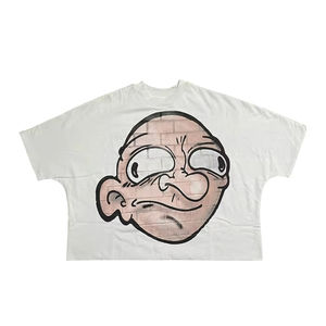 Fabricante personalizado peso pesado desgastado 100% algodón 250 Gsm Cropped Boxy Fit camiseta de gran tamaño Boxy Drop Shoulder camiseta - Product Image 5