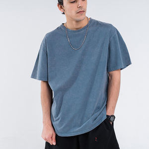 เสื้อยืดปล่อยชายขนาดใหญ่พิเศษย้อนยุคคอลูกเรือสไตล์แฟชั่นวินเทจขนาดใหญ่กำหนดเองได้2025 - Product Image 1