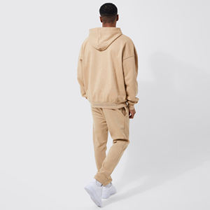 Unisex Heavyweight Oversized Track Suit Set High Quality Fitness <b>Shorts</b> Custom for Puff Print Logo Fashionable for Men for - Product Image 4