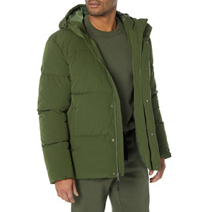Chaquetas de Hombre con Capucha, Estilo Urbano, Fabricadas a Medida, de Nailon Acolchado, para Invierno, Ropa de Abrigo Impermeable para Exteriores - Product Image 1