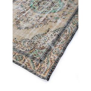 พรมขนสัตว์ถักมือสีน้ำตาลเบจสไตล์วินเทจแบบคลาสสิกทับริซ สำหรับห้องนั่งเล่นในบ้าน รูปทรงสี่เหลี่ยมผืนผ้าลายเหรียญสำหรับวัยรุ่น-Pae-2731 - Product Image 2