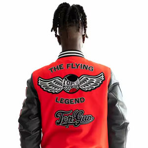 Veste Varsity Letterman brodée pour hommes Options de conception personnalisée pour l'école, le collège et les vêtements d'équipe - Product Image 4