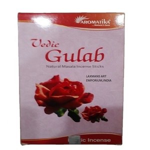 Incienso de Sándalo Rosa y Benjuí Masala de la Marca Vedic, Hecho a Mano, en Venta al por Mayor desde India - Product Image 1