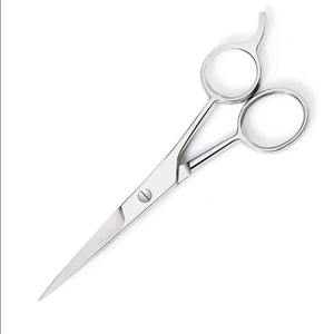 Tijeras de Acero Inoxidable para Recortar el Vello Facial, Recortar el Bigote y las Cejas, Cuchilla de Afeitar de Salón, Tijeras de Barbero para Barba - Product Image 6