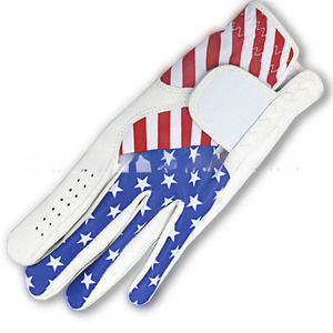 Guantes de Golf de Piel Genuina de Alta Calidad, Lisos, a la Moda, Impermeables, Personalizables, con el Último Diseño de Logotipo Bordado - Product Image 2