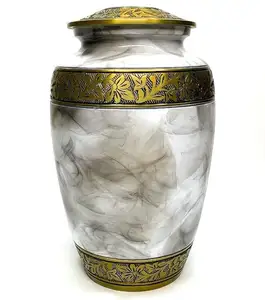 Nhôm hỏa Táng urn lưu niệm Tưởng Niệm con người tro container Jar nồi | chôn cất tang lễ urns |