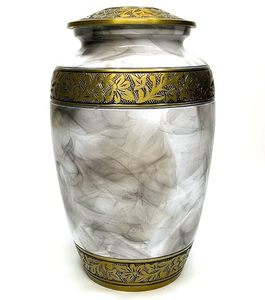 Aluminium Cremation <b>Urn</b> Keepsake Memorial Human <b>Ashes</b> Container Jar Pot | Burial Funeral <b>Urns</b> | - Product Image 1
