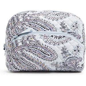 Vente en gros de sacs à cosmétiques en coton de grande capacité de style tendance Sacs de maquillage imprimés avec fermeture à glissière dans les prix - Product Image 1