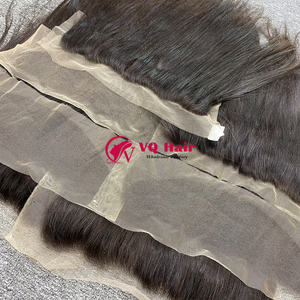 Peluca de Cabello Humano Frontal de Fábrica al por Mayor, Liso, con Doble Trama, Sin Enredos, Sin Caída, Cutícula Alineada, Cabello Virgen Natural - Product Image 2