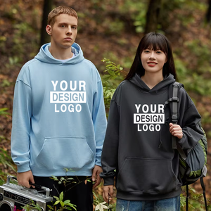 Sudadera con Capucha Bordada de Alta Calidad para Fabricantes, 450 g/m², Lisa, de Algodón CVC, Oversize, Estilo Pullover, Felpa Francesa, Unisex, Personalizada con Efecto Puff - Product Image 1