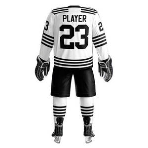 Maillot de hockey sur glace en polyester personnalisé de qualité supérieure ensemble de hockey uniforme et imprimé en usine - Product Image 5
