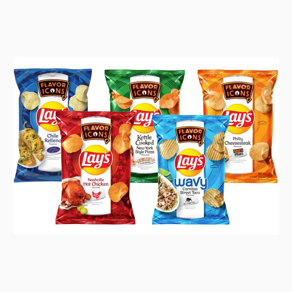 Chip có sẵn để bán tất cả các hương vị có sẵn tươi cổ phiếu đã sẵn sàng cho xuất khẩu