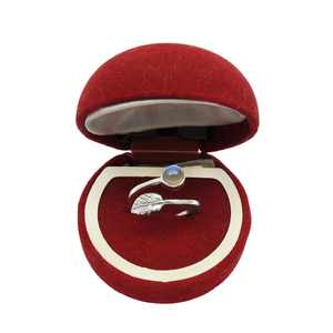 Bagues en argent de style bohème en argent sterling 925, motif de feuille antique, livrées avec une pierre précieuse en labradorite naturelle - Product Image 3