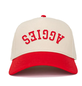 Gorra de béisbol con estructura de ala plana de 5 paneles con logotipo bordado personalizado sombreros de moda para papá proveedor mayorista fabricante en Vietnam - Product Image 2