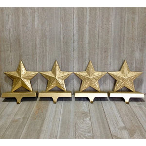 ที่ใส่ถุงน่องโลหะทันสมัยพร้อมรูปดาวสำเร็จรูปเหมาะสำหรับตกแต่งบ้านและจัดแสดงเครื่องประดับคริสต์มาสตามเทศกาล - Product Image 2