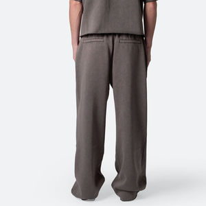 Pantalon de survêtement baggy personnalisé pour hommes, délavé à l'acide, pantalon de survêtement personnalisé lourd 100% coton pour hommes - Product Image 4