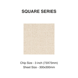 กระเบื้องโมเสกพอร์ซเลนสีแอปริคอท73มม | กระเบื้องสี่เหลี่ยมเต็มรูปแบบสำหรับโครงการวิลล่าโรงแรมภายนอกและภายใน - Product Image 2