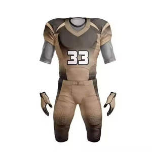 Nouvelle conception 2026 de l'uniforme de football américain pour hommes fabriqué au Pakistan, short 100% polyester, protection UV, séchage rapide, respirant - Product Image 1