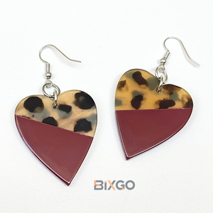 Pendientes Colgantes Vintage de Plata Lacada en Rojo Hechos a Mano en Vietnam, Regalo de Boda, Venta al por Mayor Personalizada - Product Image 6