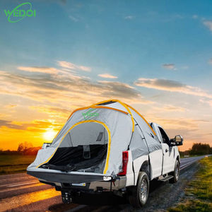 Tente de camping portable pour camion, une chambre, en tissu Oxford imperméable avec poteaux en aluminium et fibre de verre, idéale pour l'été et les activités de plein air - Product Image 4