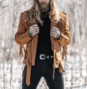 Veste en cuir 100% de haute qualité personnalisable pour homme, design haut de gamme, col montant, manches longues, imperméable, coupe-vent, prix raisonnable - Product Image 1