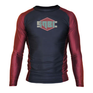 เสื้อกีฬา BJJ rash GUARD สีดำเรียบง่ายเสื้อฝึกมวยไทยสำหรับเด็ก rash GUARD & ว่ายน้ำผื่น - Product Image 6