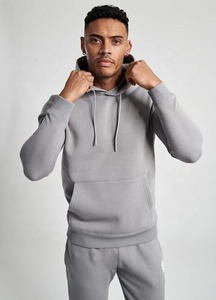 Manufacturers Wholesale Custom Grey Blank Men's Fleece Tracksuit Hoodie <b>Set</b> and <b>Matching</b> <b>Jogger</b> Sweatpants <b>Set</b> - Product Image 2