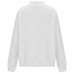 MOCKNECK วัสดุผ้าฝ้าย100% น้ำหนักเบาแห้งเร็วการพิมพ์โลโก้แบบสวมหัวสไตล์บริการ OEM - Product Image 5