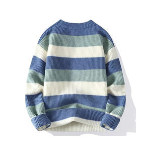 Pull à col roulé de luxe haut de gamme pour hommes pour l'automne hiver tricoté à la main pulls épais et chauds respirants - Product Image 2