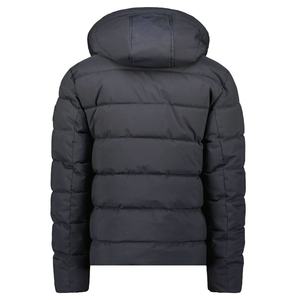 Chaqueta de ajuste moderno esencial transpirable con capucha a prueba de viento clásica para hombres, prendas de vestir aisladas de Indemand, chaqueta cómoda de peso pesado - Product Image 2