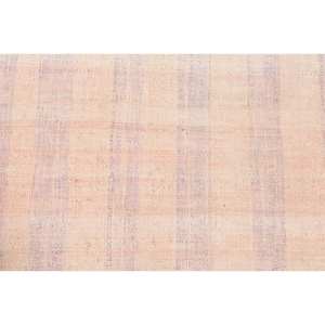 Alfombra de lana de retazos Rosa moderna, alfombra turca de tejido plano de 2,4x7,8 pies con respaldo de látex para decoraciones de sala de estar - Product Image 5