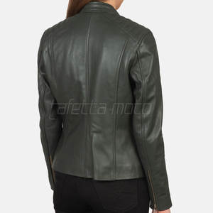 Latest Design Winter Wear Women High Quality Light <b>Weight</b> Women Best <b>Sale</b> Motorbike Leather Jacket - Product Image 4