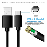 Câble de charge rapide Type-C blindé en TPE PVC écologique 1,5 m, couleur personnalisée pour téléphone portable et ordinateur, charge 60W, synchronisation des données