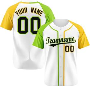 Maillots de baseball imprimés à boutons complets personnalisables pour adultes OEM uniformes de sport respirants à séchage rapide pour hommes et femmes personnalisés - Product Image 3