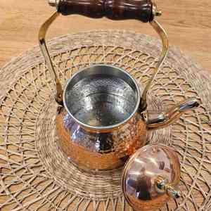 Top Selling Portable Kettle Bottle Export Quality Kettle Clear Tea Pot Design & Crafted with High Quality Copper Kettle - Product Image 5