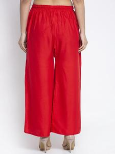 Pantalon palazzo d'été léger en soie/coton pour femmes, personnalisé, coupe ample, évasé, plissé devant, fermeture à cordon de serrage, respirant - Product Image 3