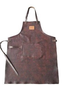 Welding <b>Apron</b> Cowhide Leather Industrial Fireproof Safety Workwear Welding <b>Apron</b> Split Leather Welding Workwear <b>Work</b> <b>Apron</b> - Product Image 6
