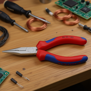 คีมตัดด้านข้าง Knipex Snipe Nose พร้อมด้ามจับหลายชิ้นส่วนเคลือบโครเมียม - Product Image 3