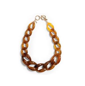 Collier en résine époxy le plus vendu collier en résine de fête et de fiançailles collier en résine de couleur orange collier de perles en résine cadeau utiliser Offre Spéciale - Product Image 5